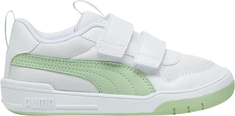 

Кроссовки Multiflex Mesh V Little Kid 'White Pure Green', белый