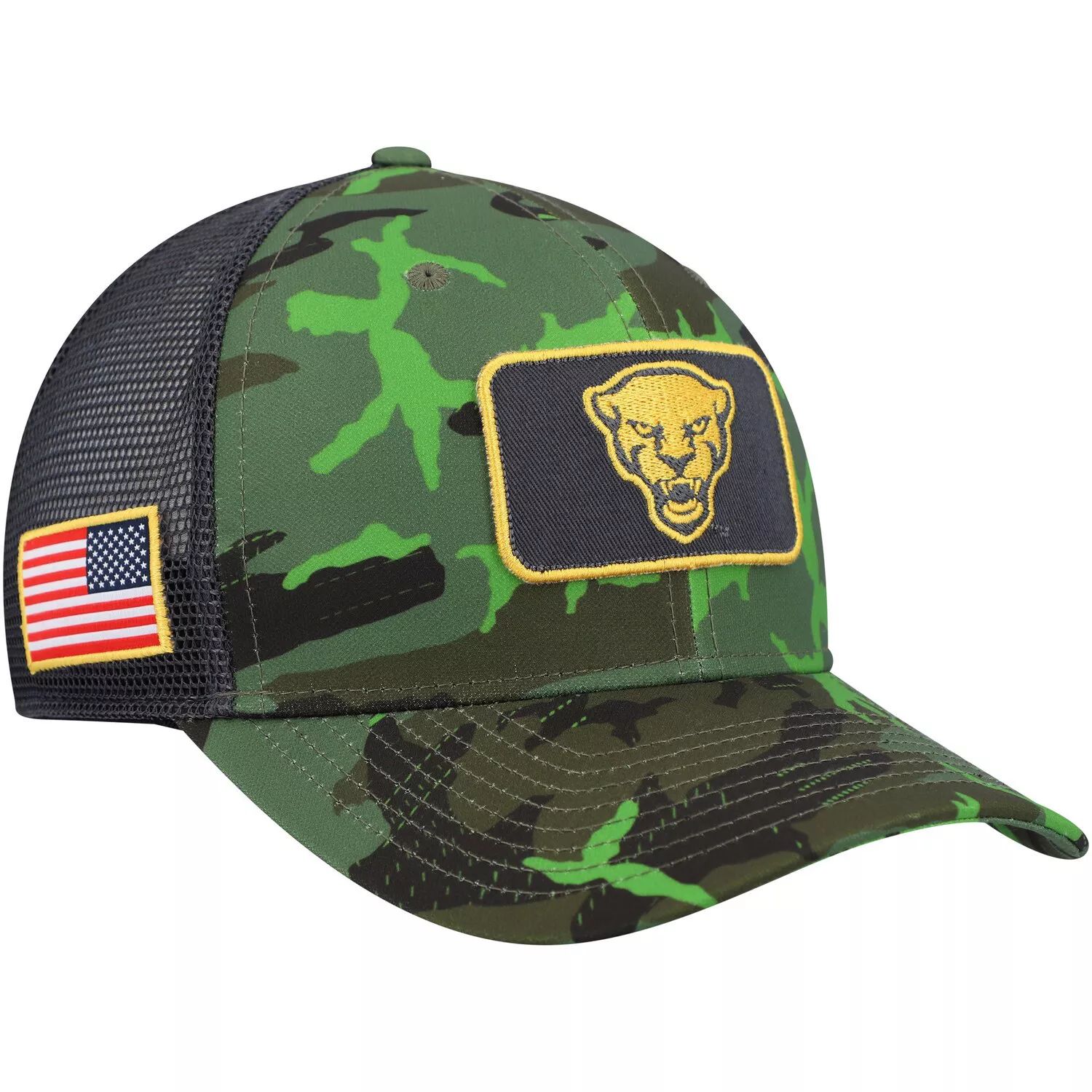 

Мужская кепка Nike Camo/Black Pitt Panthers Classic99 Veterans Day Trucker Snapback