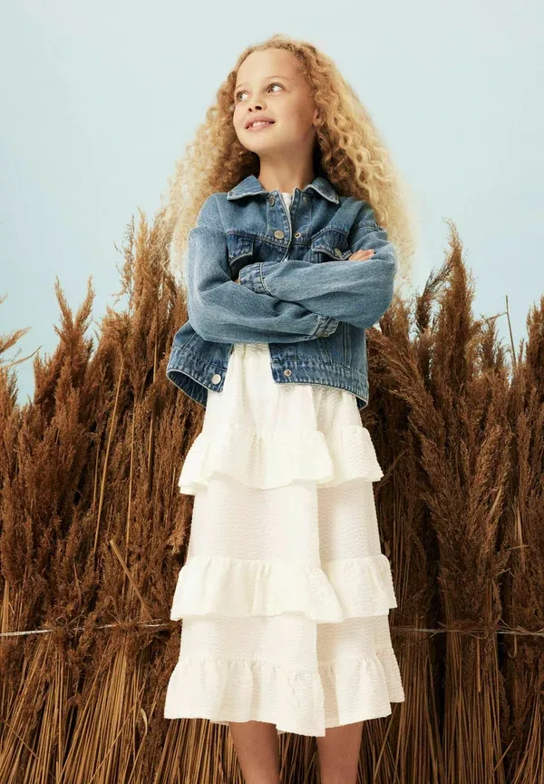 Куртка джинсовая Nkfmila noos denim jacket Name It, средне-синий деним
