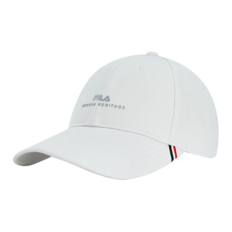 

FILA Бейсболка из полиэстера хлопка и эластана мужская белая, White