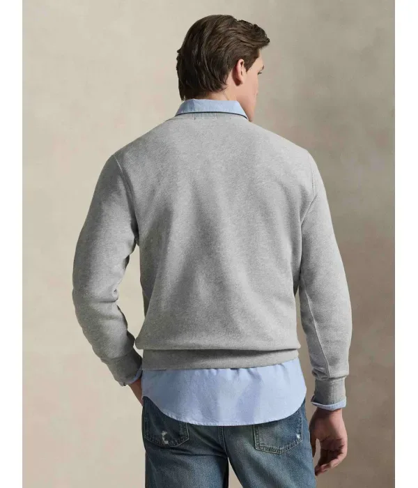 Толстовка straight fit Polo Ralph Lauren, серый — фото 3