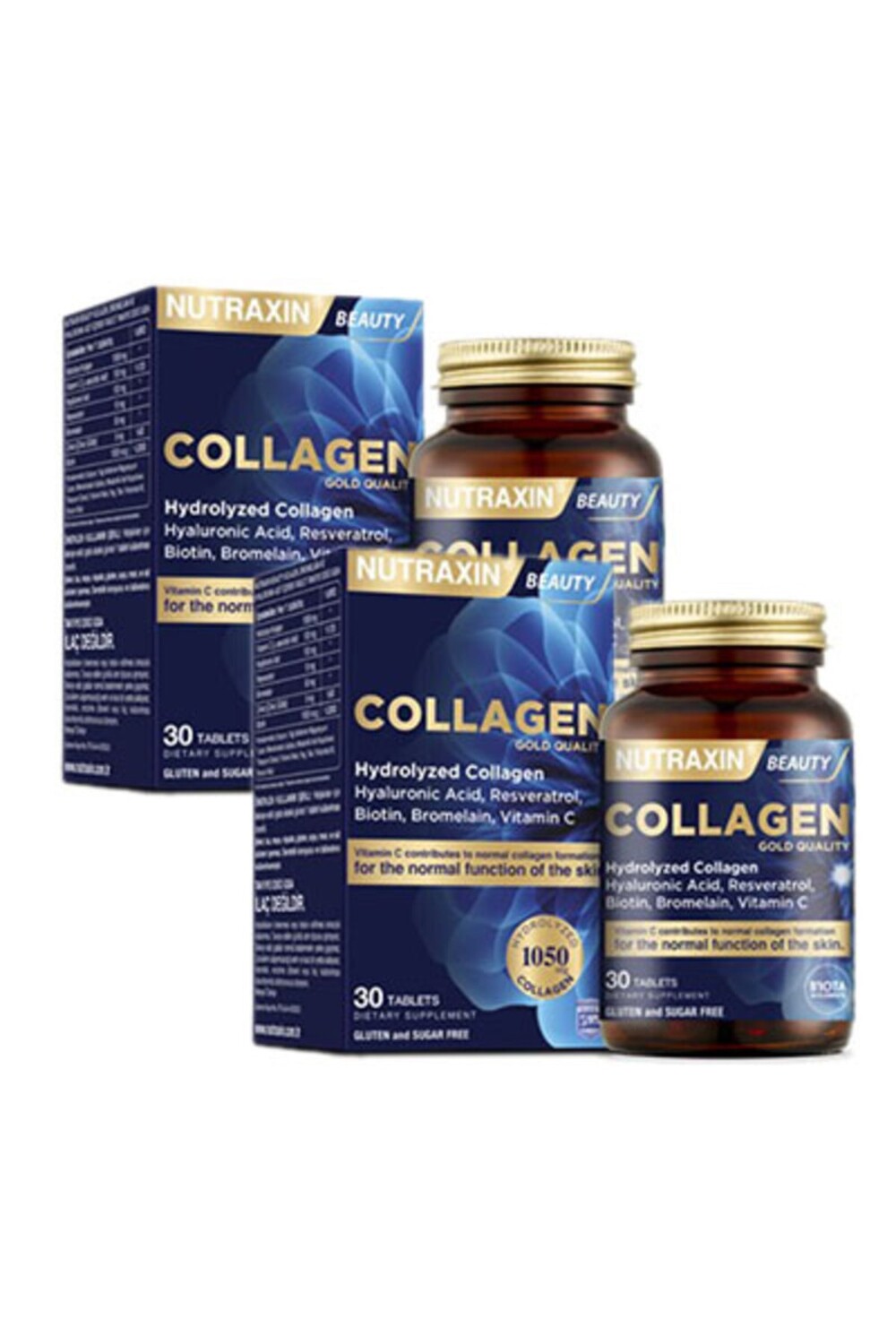 

Nutraxin Beauty Gold Collagen 30 таблеток, 2 шт. в упаковке