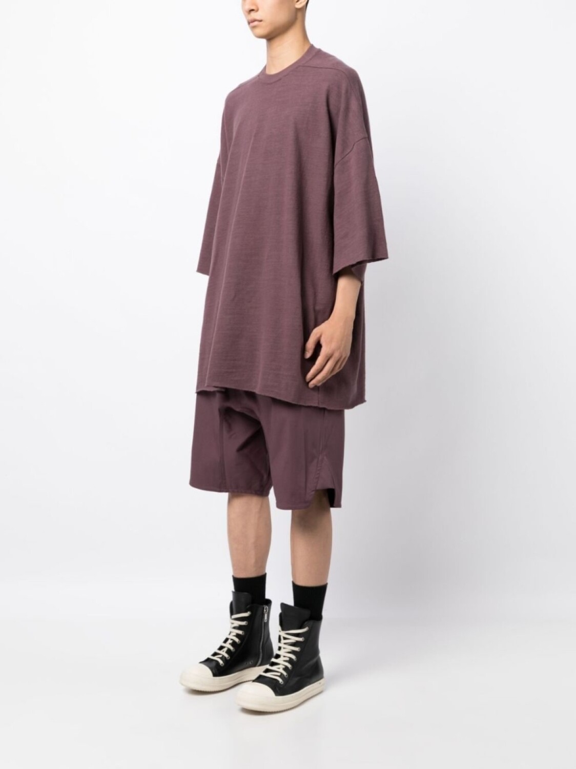 Футболка с укороченными рукавами Rick Owens, красный — фото 3