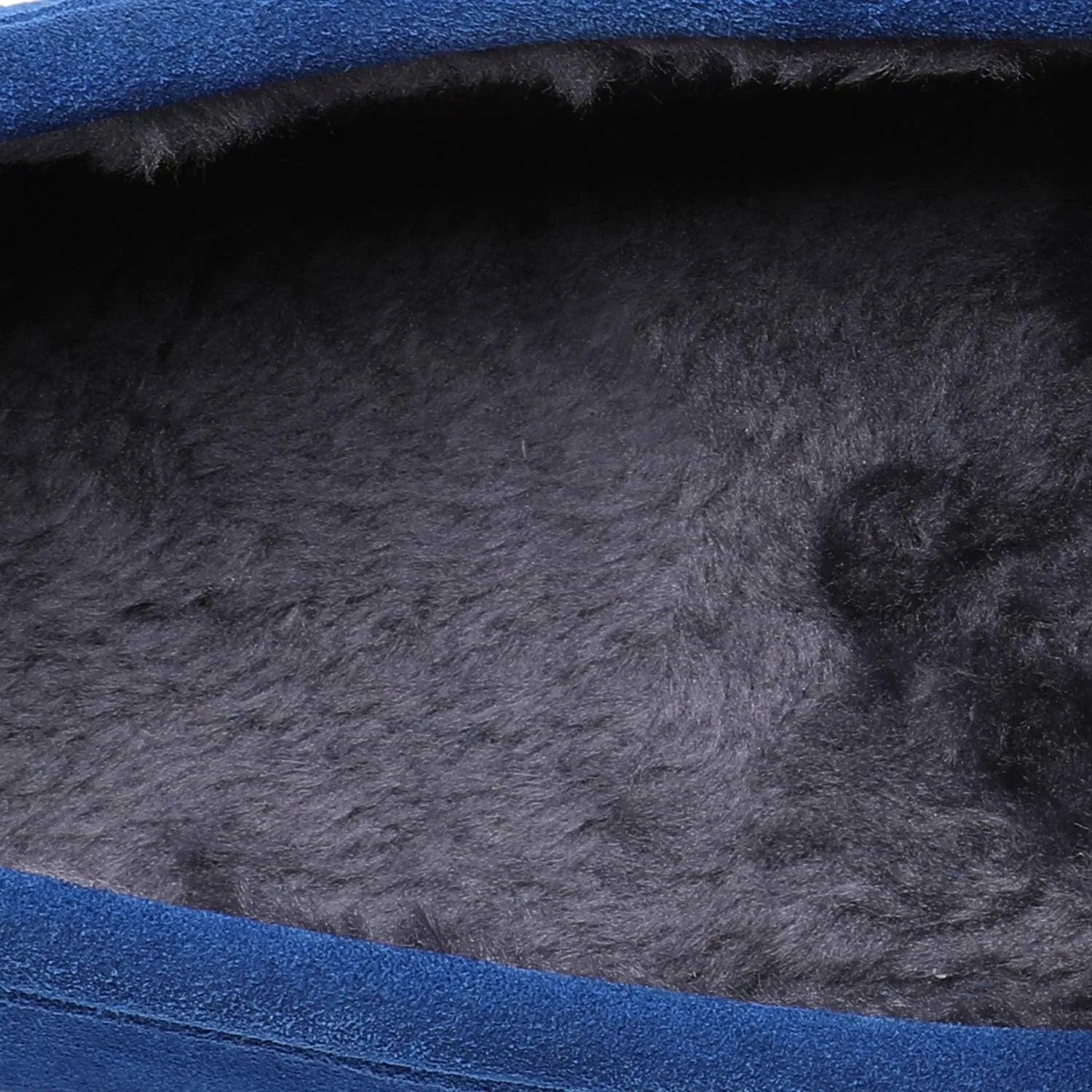 Лоферы из замши, ANUFER, королевский синий — фото 4