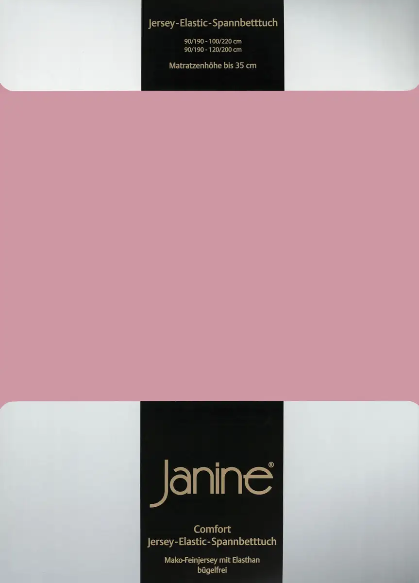 

Простыня Janine "ЭЛАСТИК 5002", для матрасов высотой до 35 см, 95% хлопок, высокое качество, прочная 140-160х200-220 см, 1 шт., цвет altrosé