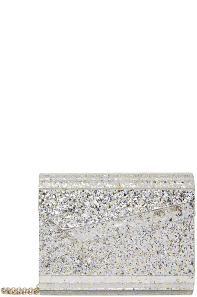 

Серебряный клатч Candy Jimmy Choo