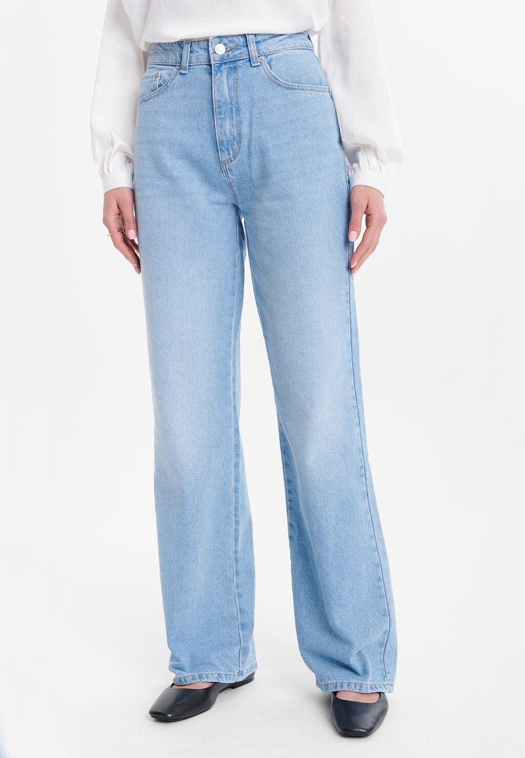 

Джинсы прямого кроя Greenpoint, цвет light-blue denim