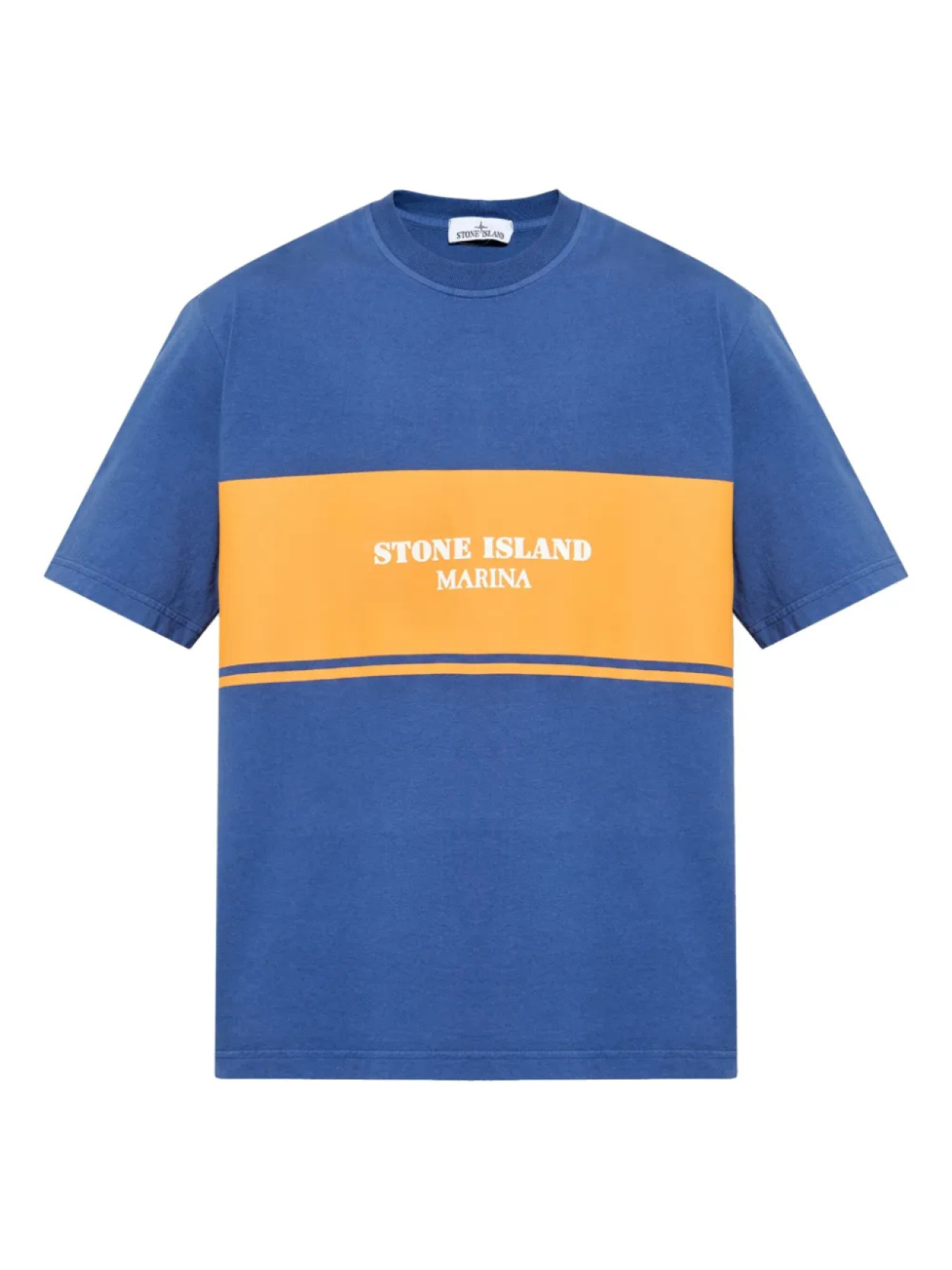 

Футболка из хлопкового джерси Stone Island, синий