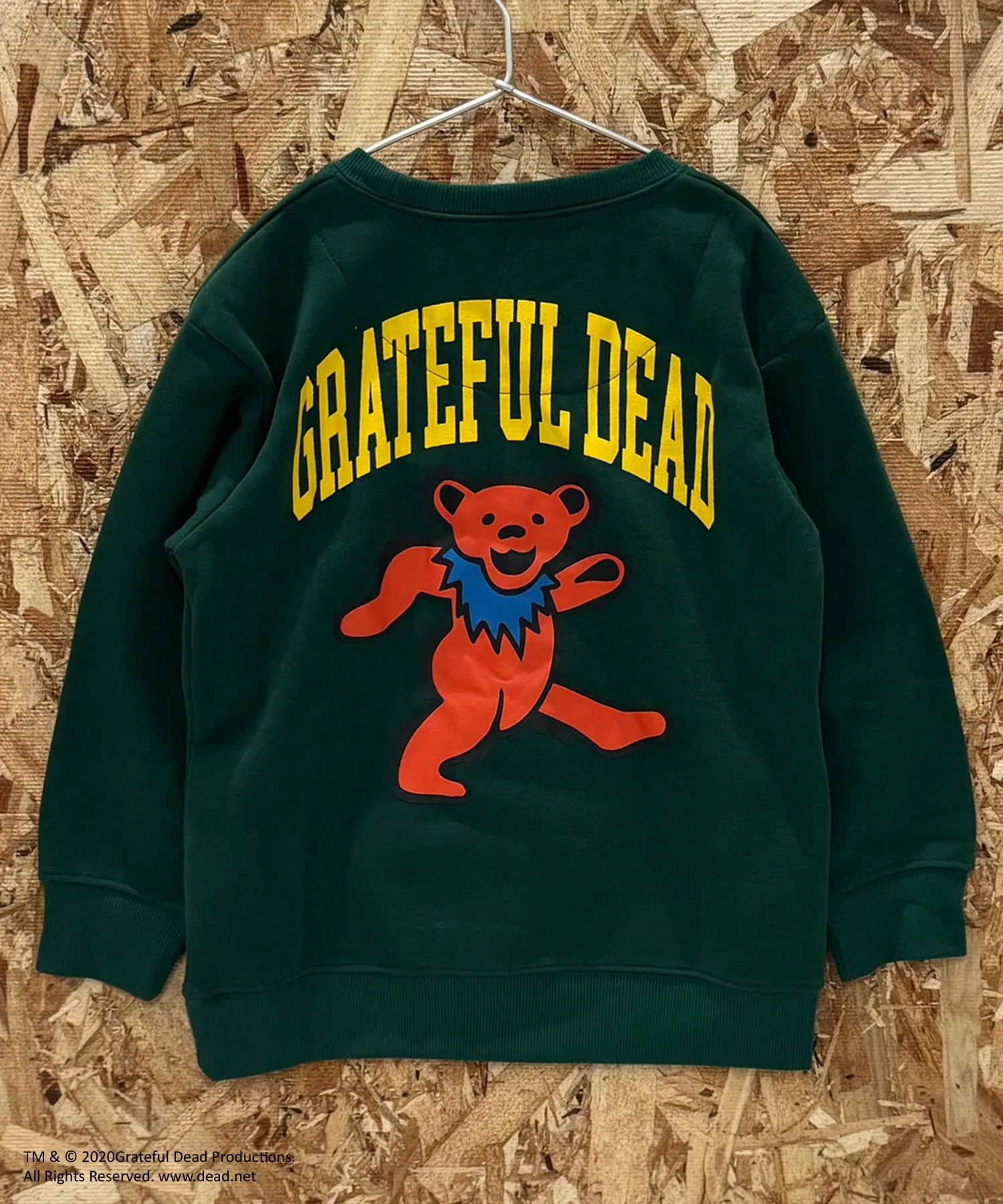 GRATEFUL DEAD Толстовка оверсайз из мягкого флиса с начесом, приятная на ощупь, как хлопок.