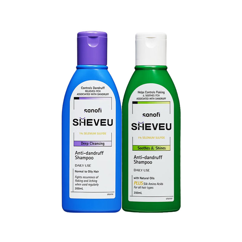

Набор шампуня и кондиционера Selsun с аминокислотами для успокоения кожи, лечения перхоти и контроля жирности, восстанавливающий и очищающий, 200 мл + 200 мл Sheveu, soothing anti-dandruff shampoo 200ml + anti-dandruff shampoo oil control 200ml