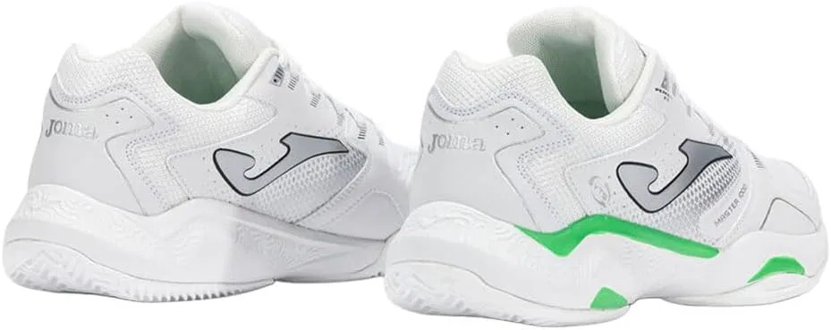 Теннисные кроссовки Joma Master 1000, белые/зеленые, верх из микрофибры с системой VTS, размер 40 EU — фото 2
