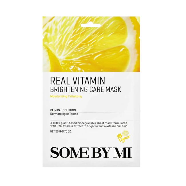 

Маска для лица с натуральным витамином и осветляющим эффектом Some By Mi, 20 гр