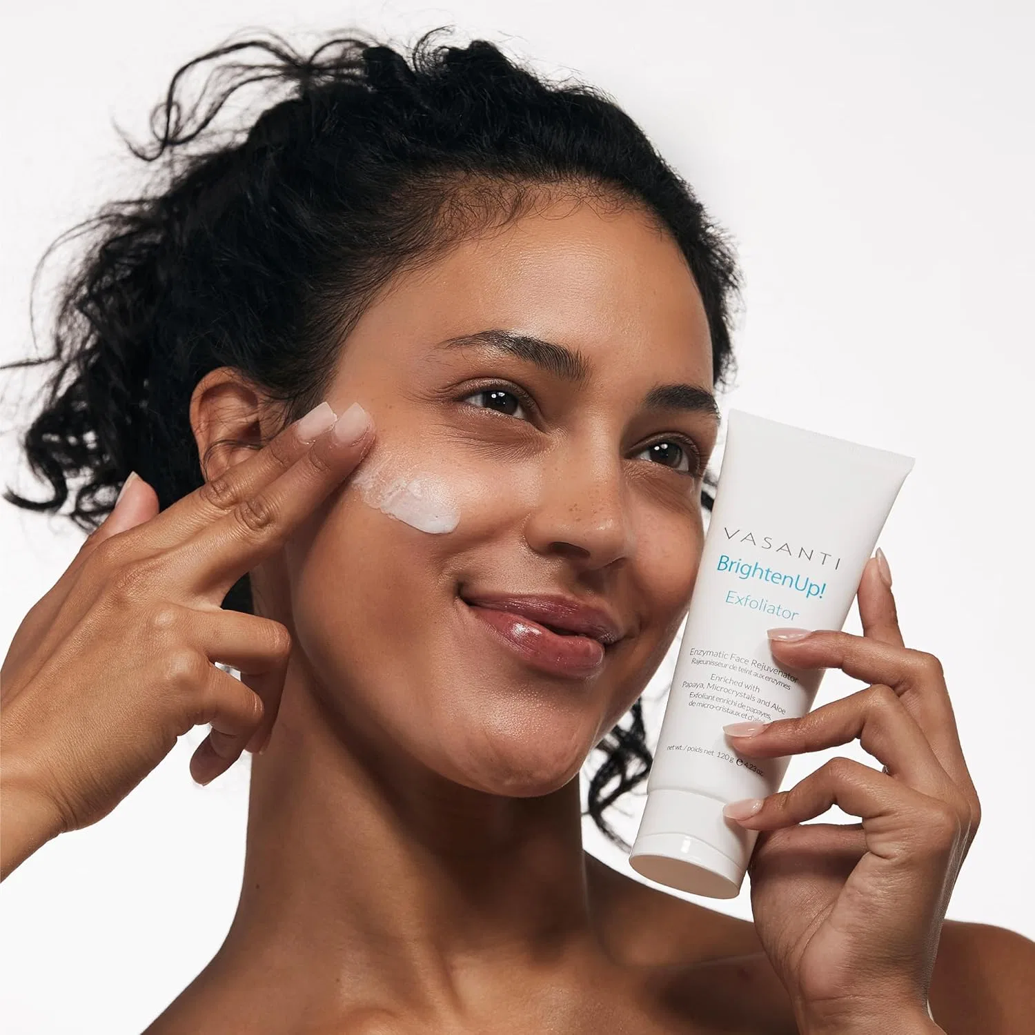 Скраб для лица Vasanti Cosmetics с папайей и алоэ, 20 г — фото 2