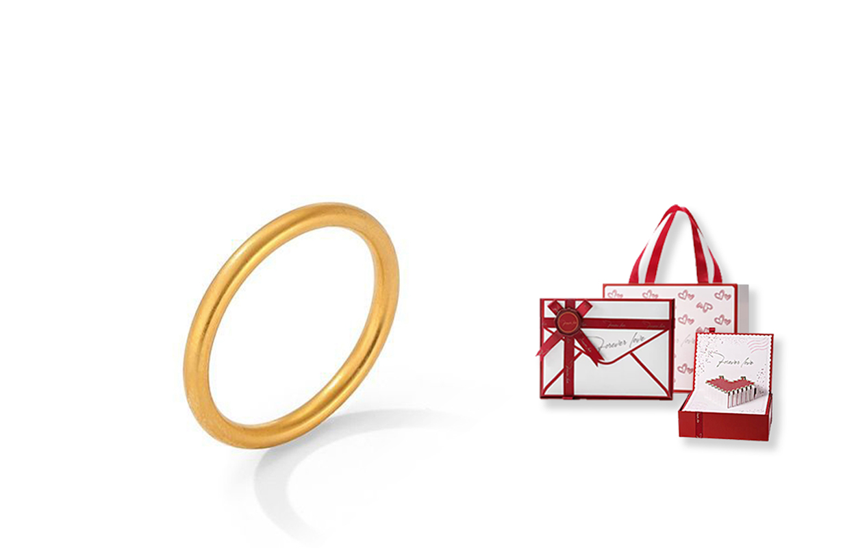 

Кольцо унисекс в традиционном стиле Alloy Three Lives Three Worlds Muyan, Ancient Su Huo Ring + Love Heart Gift Box