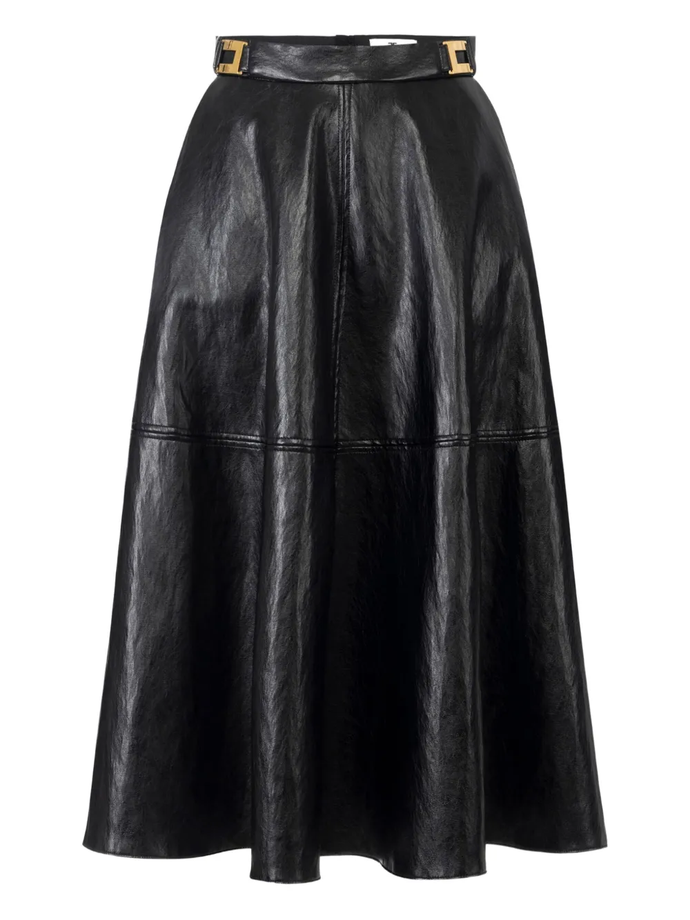

Юбка миди с поясом Elisabetta Franchi, черный
