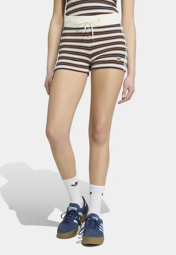 Шорты Adidas Originals Summer Glow Striped Booty, мультиколор/кристально-голубой