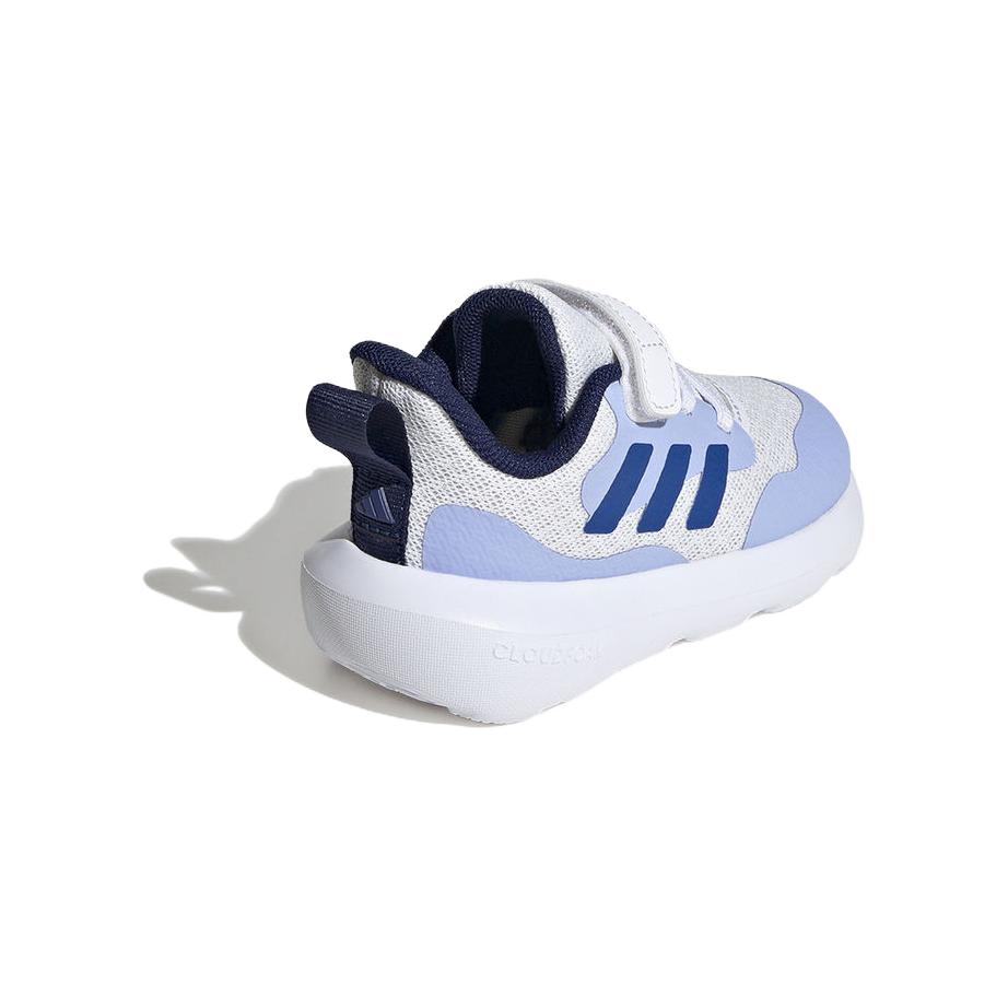 Детские FORTARUN 3.0 нескользящие легкие низкие кроссовки белые фиолетовые Adidas — фото 3