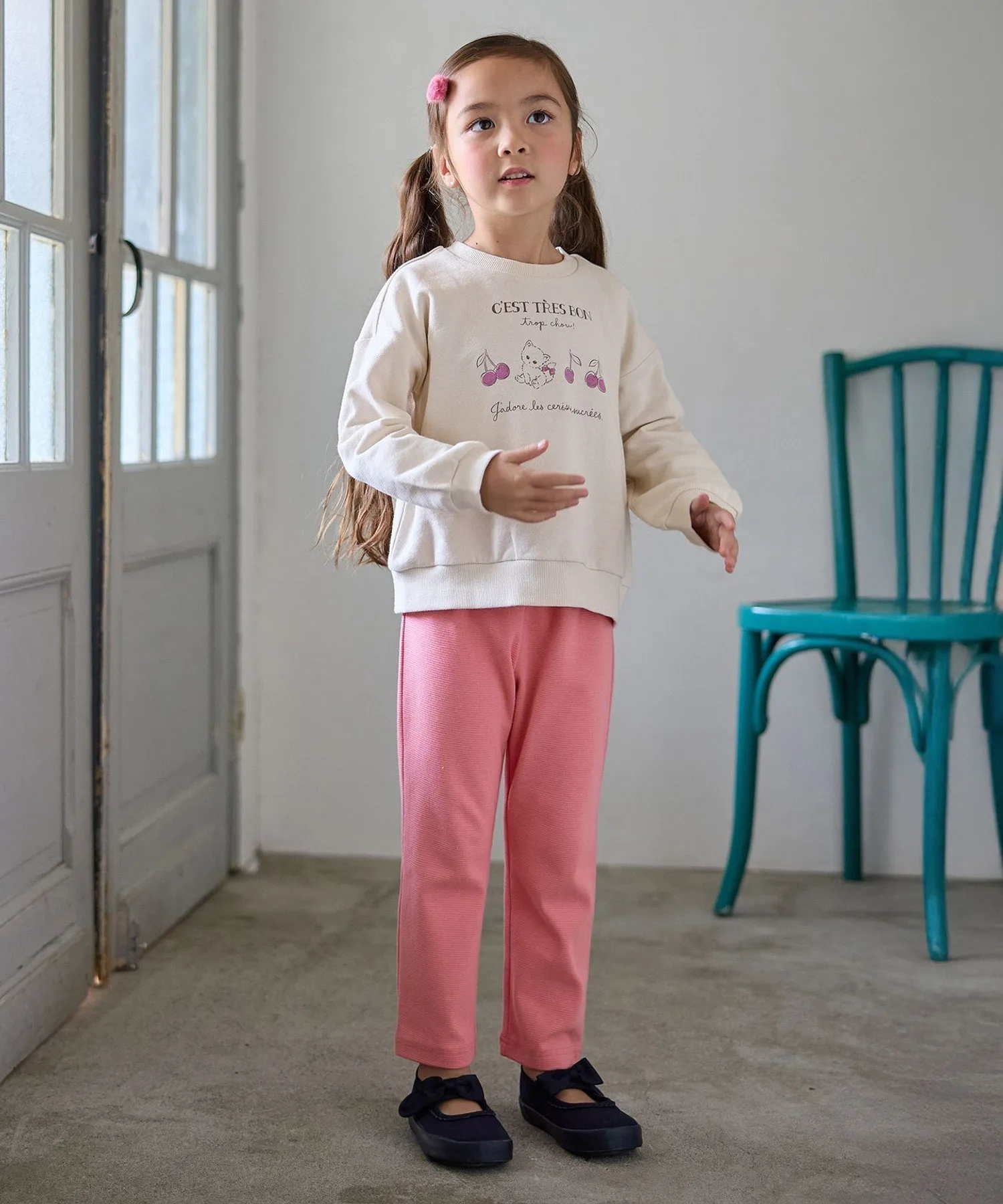 7 Дней в неделю: Кошачьи штаны ANY KIDS, Rose [014] — фото 2