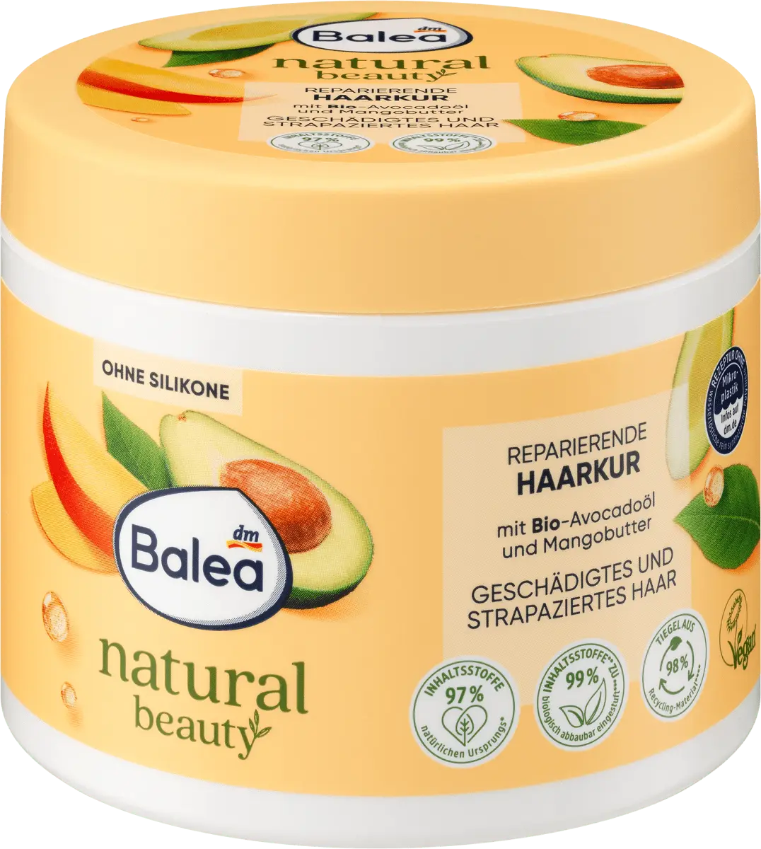 

Восстанавливающая маска для волос Natural Beauty 300мл Balea