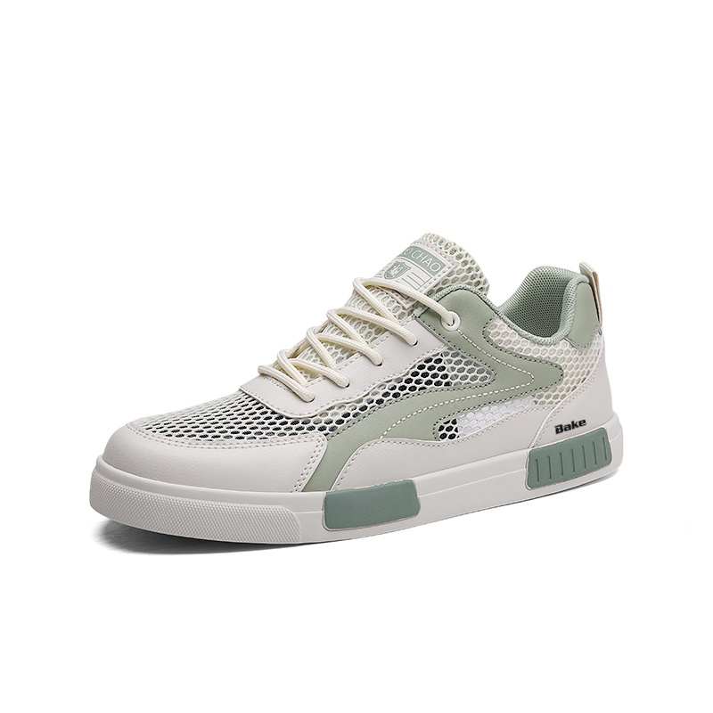 

Нескользящие износостойкие низкие мужские кроссовки BAKE, Light Green