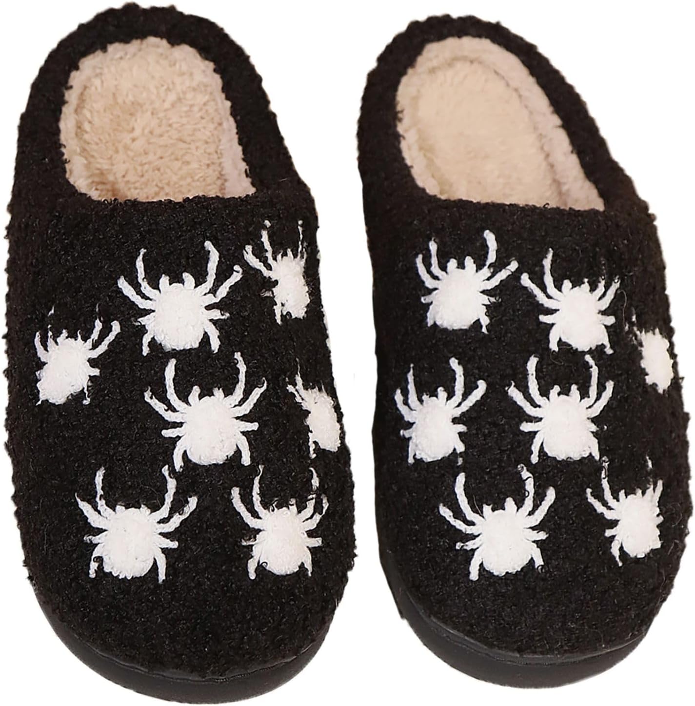 

Тапочки LAISMEIX Scream Ghostface, тапочки-призраки, хэллоуинские тапочки с тыквами, мягкие плюшевые удобные тапочки для женщин и мужчин, винтажные тапочки с эффектом памяти, домашние тапочки, тапочки-облака, Little Spider