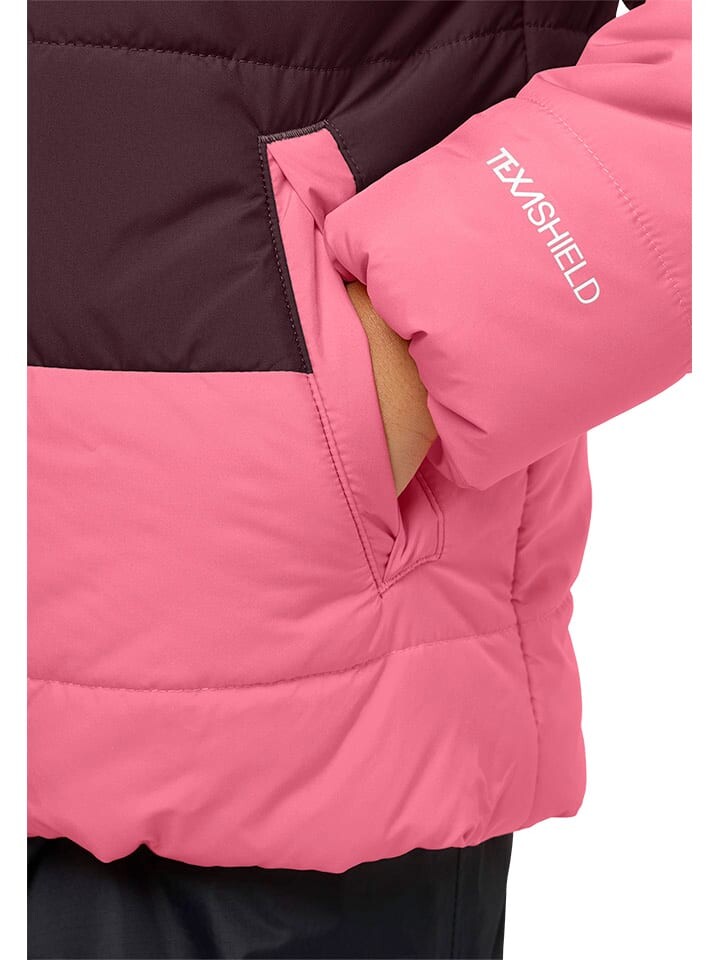Стеганая куртка Jack Wolfskin Steppjacke Two Hills, цвет Rot/Pink — фото 3