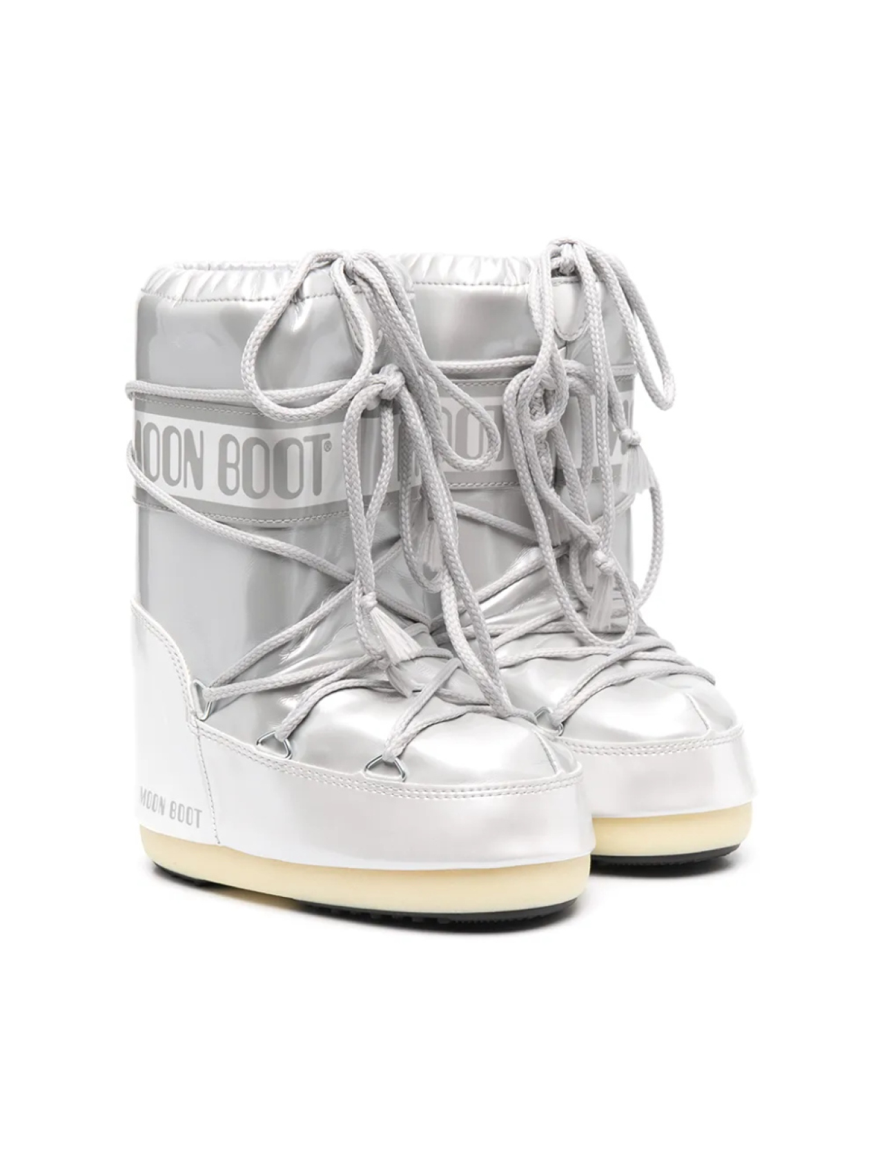 

Moon Boot Kids дутые сапоги Moon, белый