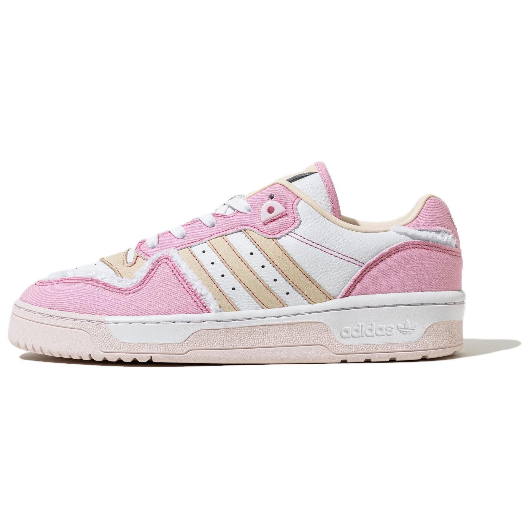 

Кроссовки adidas originals Rivalry Skateboarding Shoes Women's Low-top Purple Pink/light Yellow/white, фиолетово-розовый/светло-желтый/белый