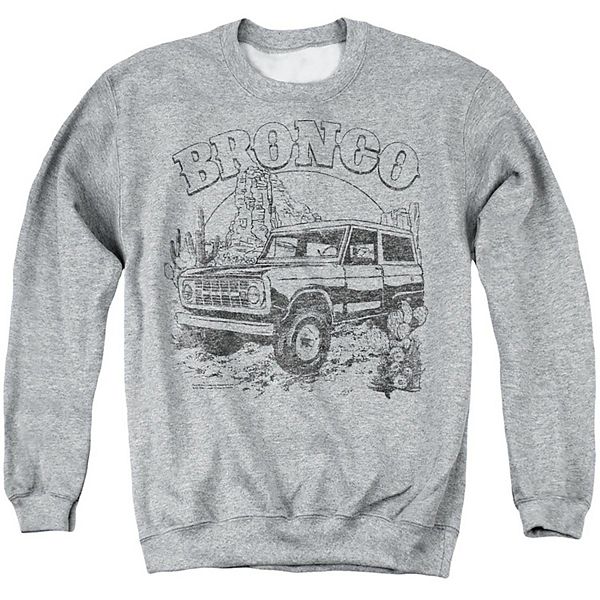 

Мужской свитшот с принтом Trevco Ford Bronco Licensed Character