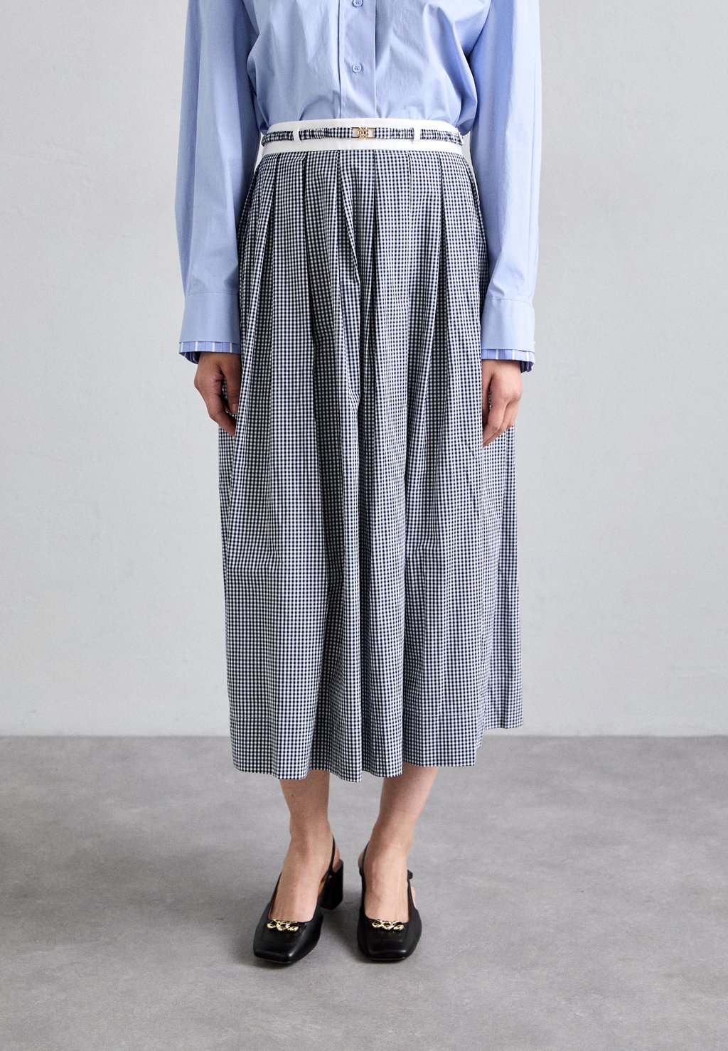 

Юбка макси JICHY - Pleated skirt Maje, синий