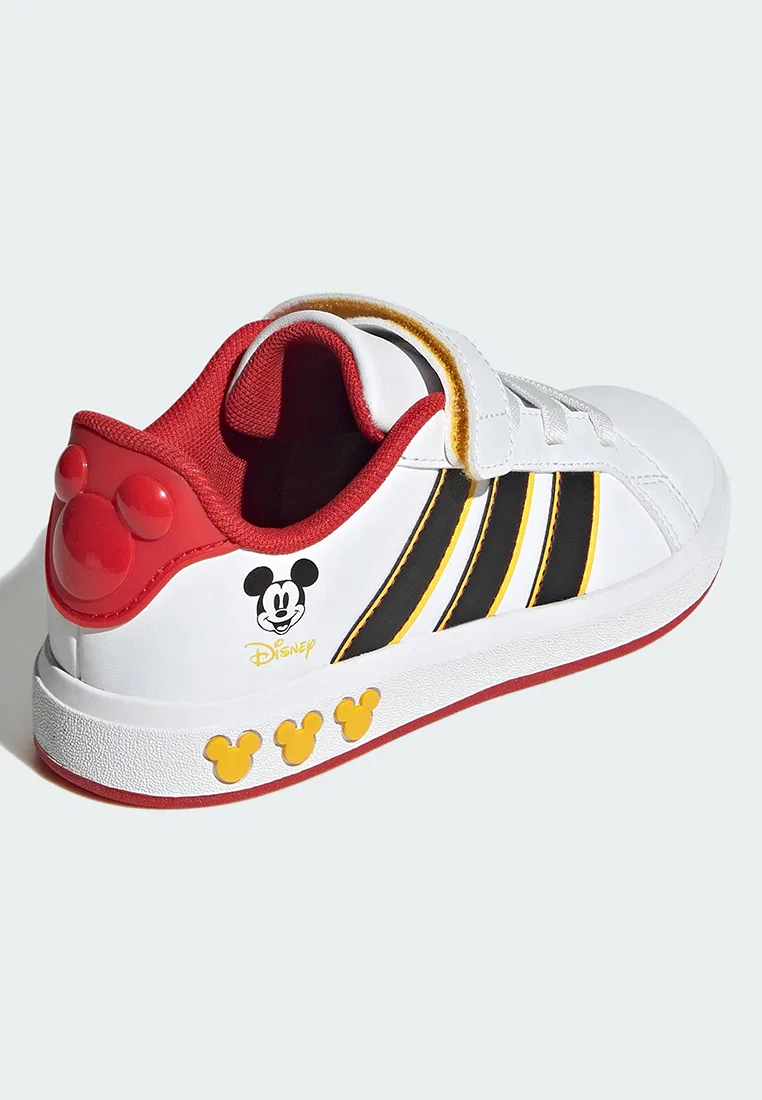 Кроссовки, Adidas x Disney Mickey Mouse, Grand Court, белые — фото 3