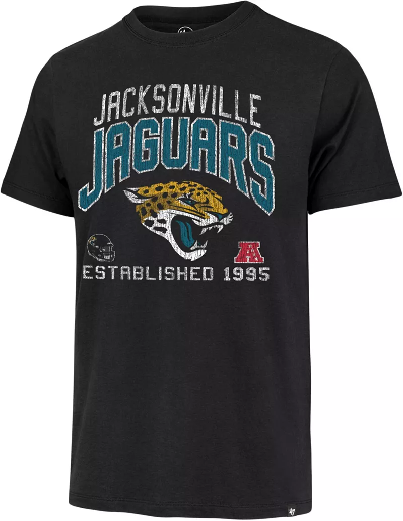 

Мужская черная футболка Jacksonville Jaguars '47 Turned Up