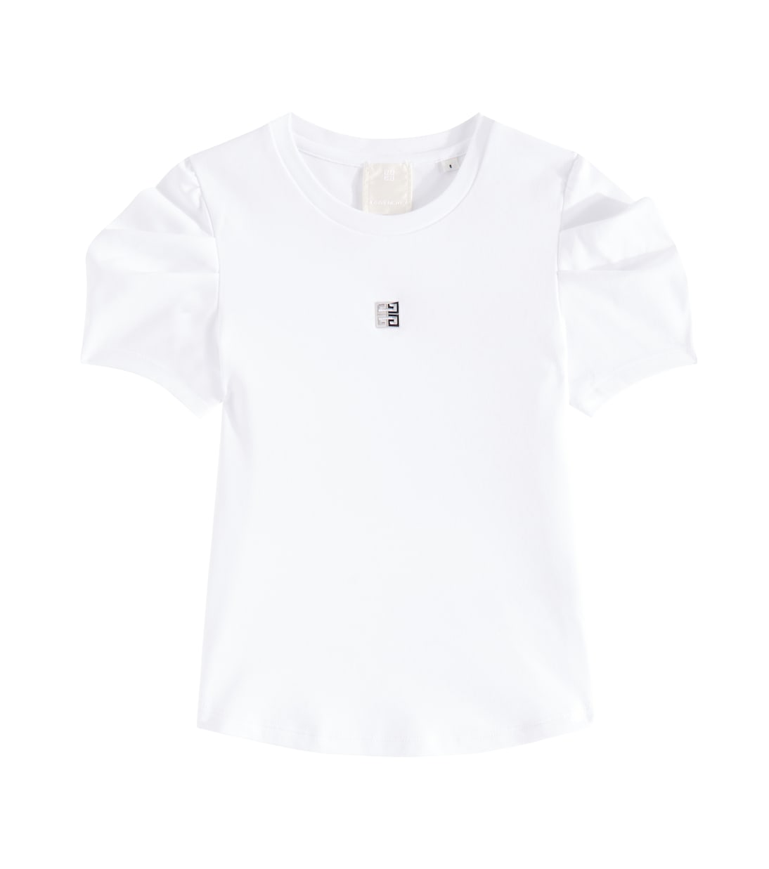 

Футболка из хлопкового джерси с логотипом Givenchy Kids, белый