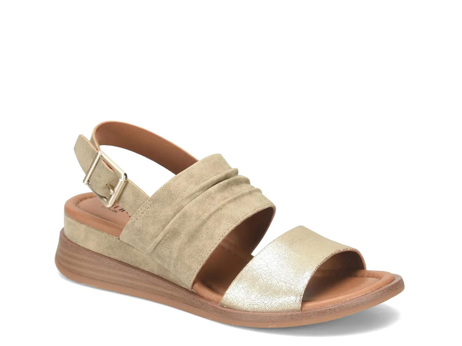 

Сандалии McKennan Wedge Sandal Eurosoft, серо-коричневый