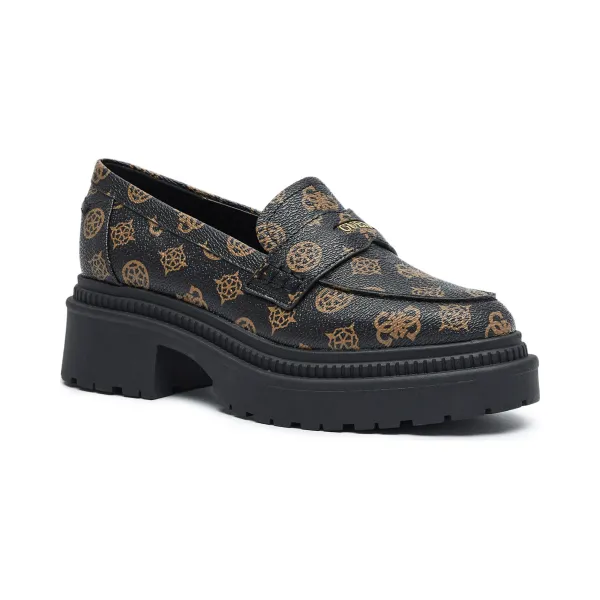 Лоферы finda2 с добавлением кожи Guess, черный