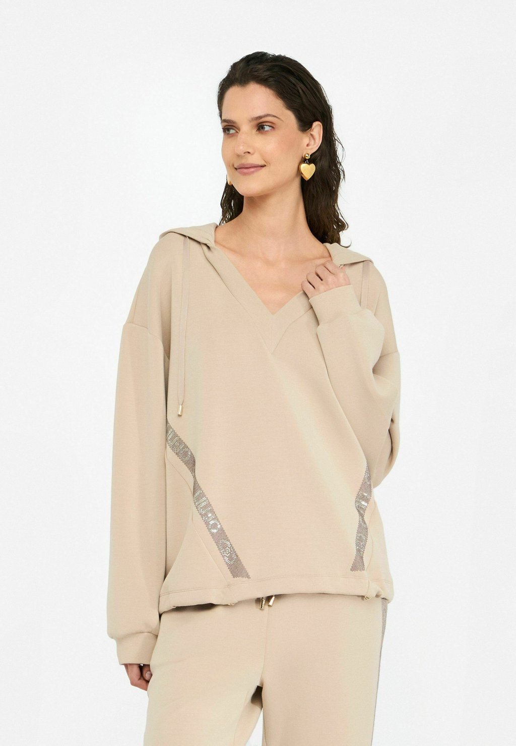 

Толстовка Hoodie LIU JO, светло-коричневый