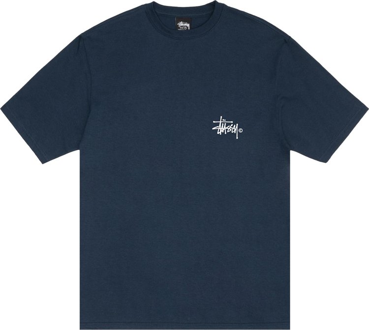 

Футболка Stussy Grassfed 'Navy', синий