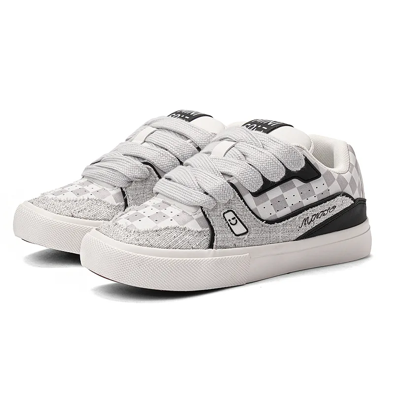 Кроссовки Low Top Skateboard Unisex MINISO, cashews черный (height-enhanced version) — фото 4