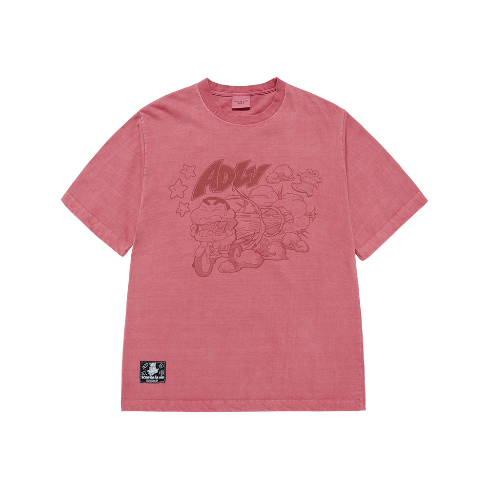 

Футболка ADLV SS25 Unisex Acme De La Vie, розовый