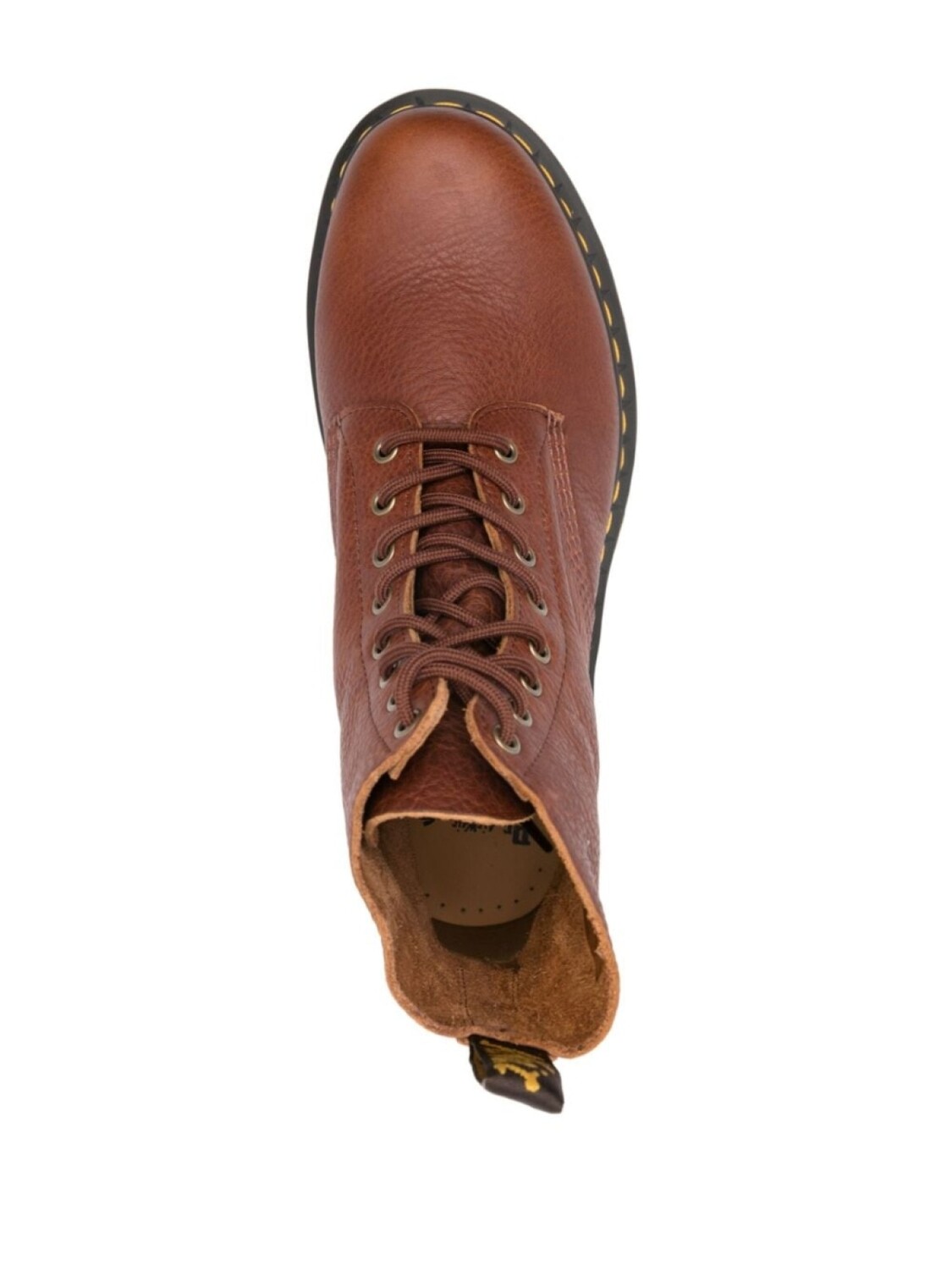 Мужские ботинки Dr. Martens 1460 из зернистой кожи, коричневый — фото 4
