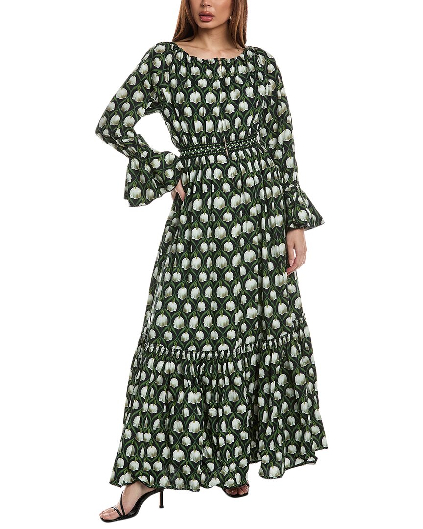 

Платье макси Agua by Agua Bendita Perla, черный