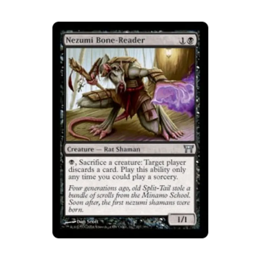 

CCG Нэдзуми-Читатель костей (U), MTG - Champions of Kamigawa