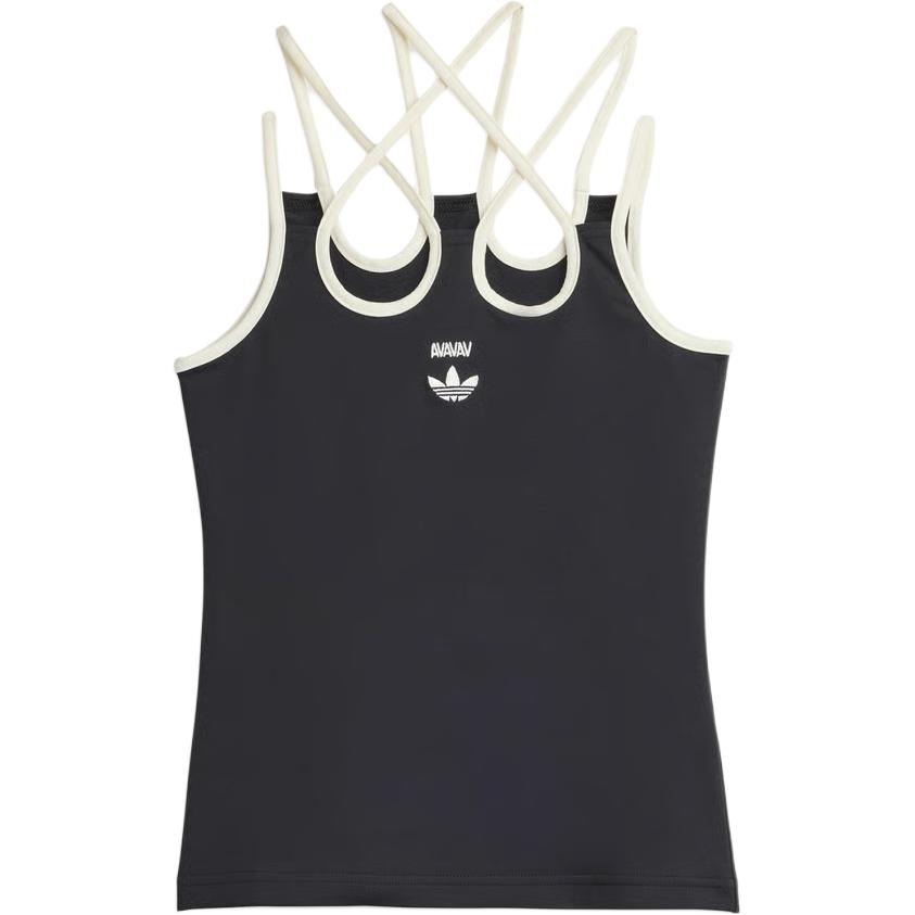 

Футболка Avavav с вышитым логотипом Adidas Originals, черный