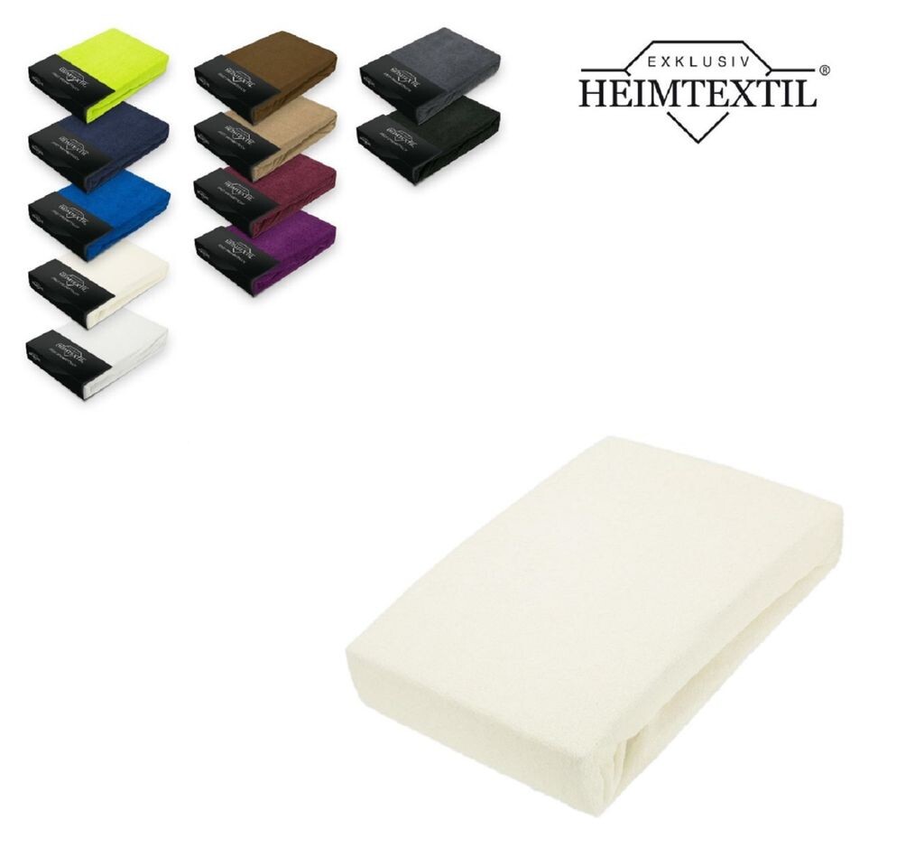 

Простыня махровая на подкладке с фирменной эластичной каймой 140 х 200 см, натуральный белый Südseetraum