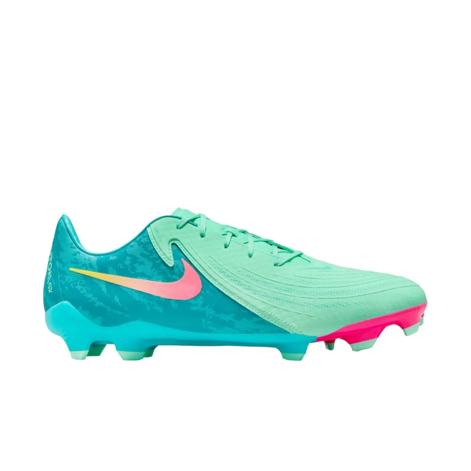 Мужские кроссовки Nike Phantom GX II Academy LV8 FG/MG Green Glow/Black FJ2553-300