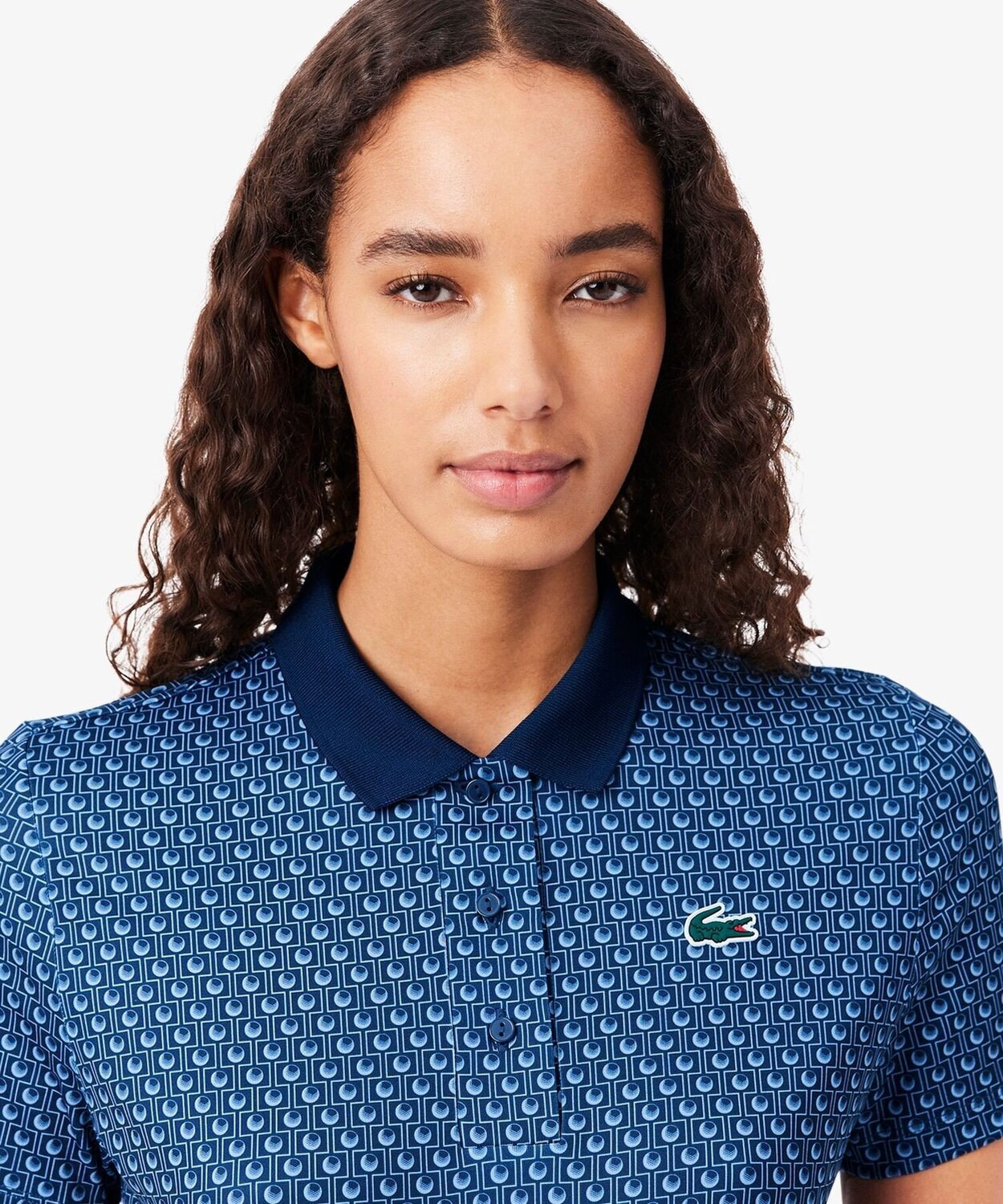 Поло Robert Georges Ultra Dry, LACOSTE, Royal Blue, защита UPF50+ — фото 2
