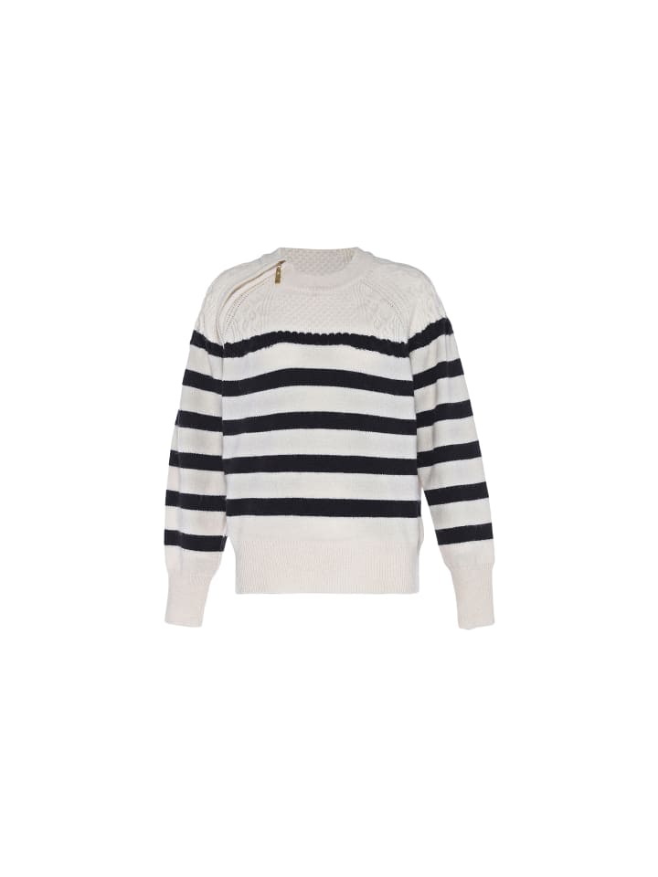 

Женский вязаный свитер бежевого цвета faina