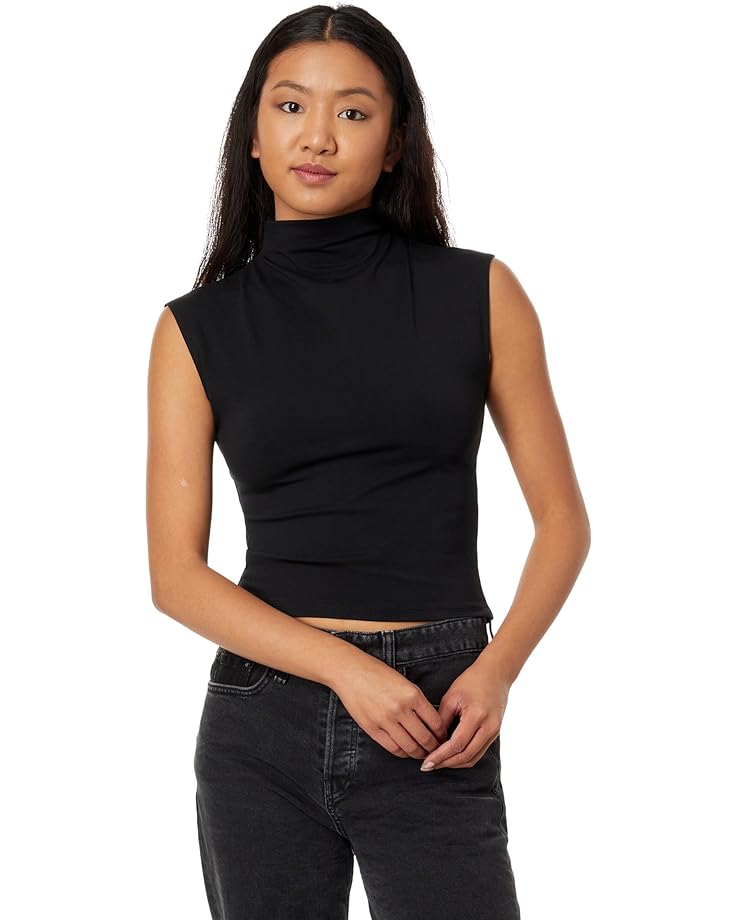 

Футболка Madewell Funnel Neck Muscle, цвет True Black