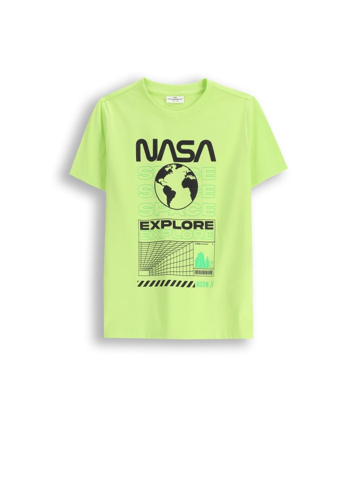 

Футболка из хлопка с короткими рукавами цвета лайма Coccodrillo, Зеленый, Футболка из хлопка с короткими рукавами цвета лайма Coccodrillo