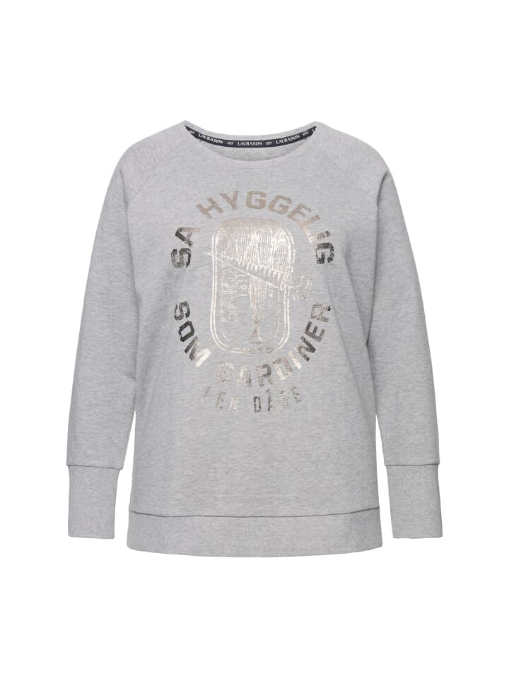 

Толстовка LAURASØN Sweatshirt, цвет grau melange